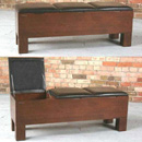 FurnitureToday Flow Indian Ant leather triple storage seat