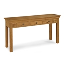 FurnitureToday French Style Oak 3 Drawer Console Table