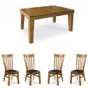 FurnitureToday French Style Oak Dining Set