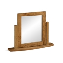 French Style Oak Dressing Table Mirror