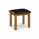 French Style Oak Dressing Table Stool