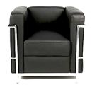 FurnitureToday Giavelli Corbusier Styled Leather Armchair