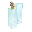 FurnitureToday Glass column display pedestal