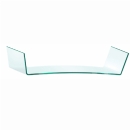 FurnitureToday Glass Curved 8mm Shelf
