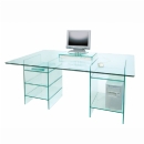 FurnitureToday Glass desk 59616TG