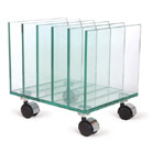 FurnitureToday Glass magazine rack 59154