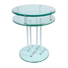 FurnitureToday Glass round occasional table 59107