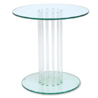 FurnitureToday Glass round occasional table 59576