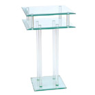 FurnitureToday Glass square occasional table 59587