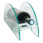 FurnitureToday Glass wine bottle holder 59715