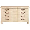 FurnitureToday Gustavian cream painted 4 drawer chest