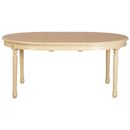FurnitureToday Gustavian cream painted extending dining table