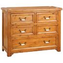 FurnitureToday Hampshire Pine 5 drawer chest