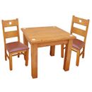 FurnitureToday Hampshire Pine square dining set 