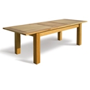 FurnitureToday Hampton Oak Extending Dining Table