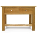 FurnitureToday Hampton Oak Large Console Table