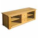 FurnitureToday Hampton Oak Plasma TV Unit
