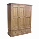 FurnitureToday Harringworth Three Door Wardrobe