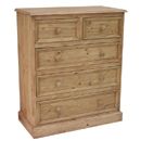 FurnitureToday Harringworth Two over Three Chest of Drawers