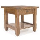 FurnitureToday Hartford Rustic Oak End Table