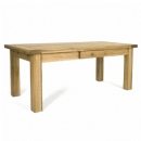 FurnitureToday Harvest Ash 6ft Extendable Dining Table