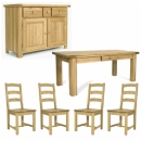 FurnitureToday Harvest Ash Buffet Dining Set