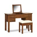 Havana Dark Oak Dressing Table Set