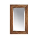 FurnitureToday Havana Dark Oak Rectangular Mirror