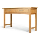FurnitureToday Hereford Oak Console Dressing Table