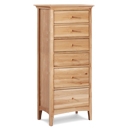 FurnitureToday Hudson Oak 6 Drawer Chest