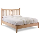 FurnitureToday Hudson Oak Slatted Bed