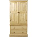 FurnitureToday Hunston oak 2 drawer wardrobe