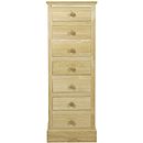 FurnitureToday Hunston oak 7 drawer wellington chest