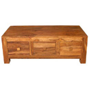 FurnitureToday Indian Cube drawer coffee table