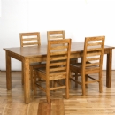 FurnitureToday Indy Provence 4 Chair Dining Set 