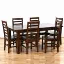 FurnitureToday Indy Tiger 6 Chair Dining Set