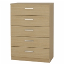FurnitureToday Infuze Shaker Chest of Five drawers