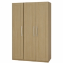 FurnitureToday Infuze Shaker Robe Three Door Wardrobe