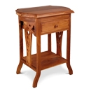 FurnitureToday Island Solid Teak 1 Drawer Avon Table 