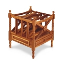 FurnitureToday Island Solid Teak 1 Drawer Magazine Rack 
