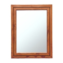 Island Solid Teak Wall Mirror 