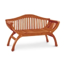 FurnitureToday Island Solid Teak Yu-Yu 2 Seater Bench