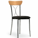 FurnitureToday Italian Design SE17 Lynx Beech Chair - Set of Four