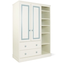 FurnitureToday Jack Double Wardrobe with Shelves