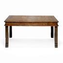 FurnitureToday Jali capsule dark Indian chunky dining table