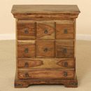 FurnitureToday Jali light Indian 8 drawer chest