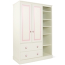 FurnitureToday Jemima Double Wardrobe with Shelves