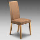 FurnitureToday Julian Bowen Athena cappuccino faux suede chair
