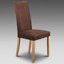 Julian Bowen Athena coffee faux suede chair
