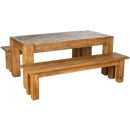 FurnitureToday Junk Plank Bench Dining Set